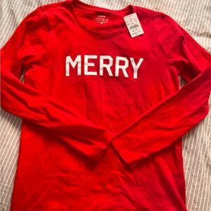J. Crew Red Collector Tee